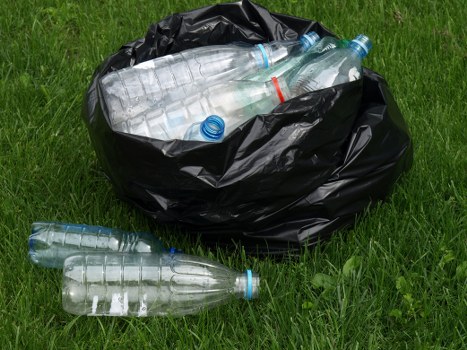Community participating in recycling and composting programs
