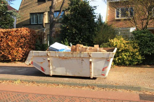 Recycling construction materials on site